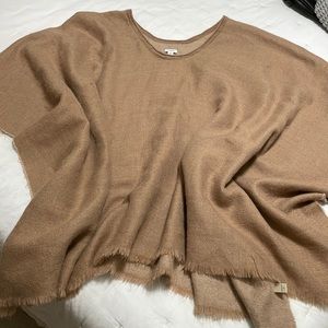 Cuyana alpaca wool blanket scarf poncho